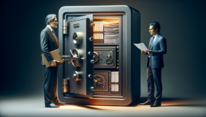 Empresário garantindo a blindagem fiscal da sua empresa com consultoria da Conteles.