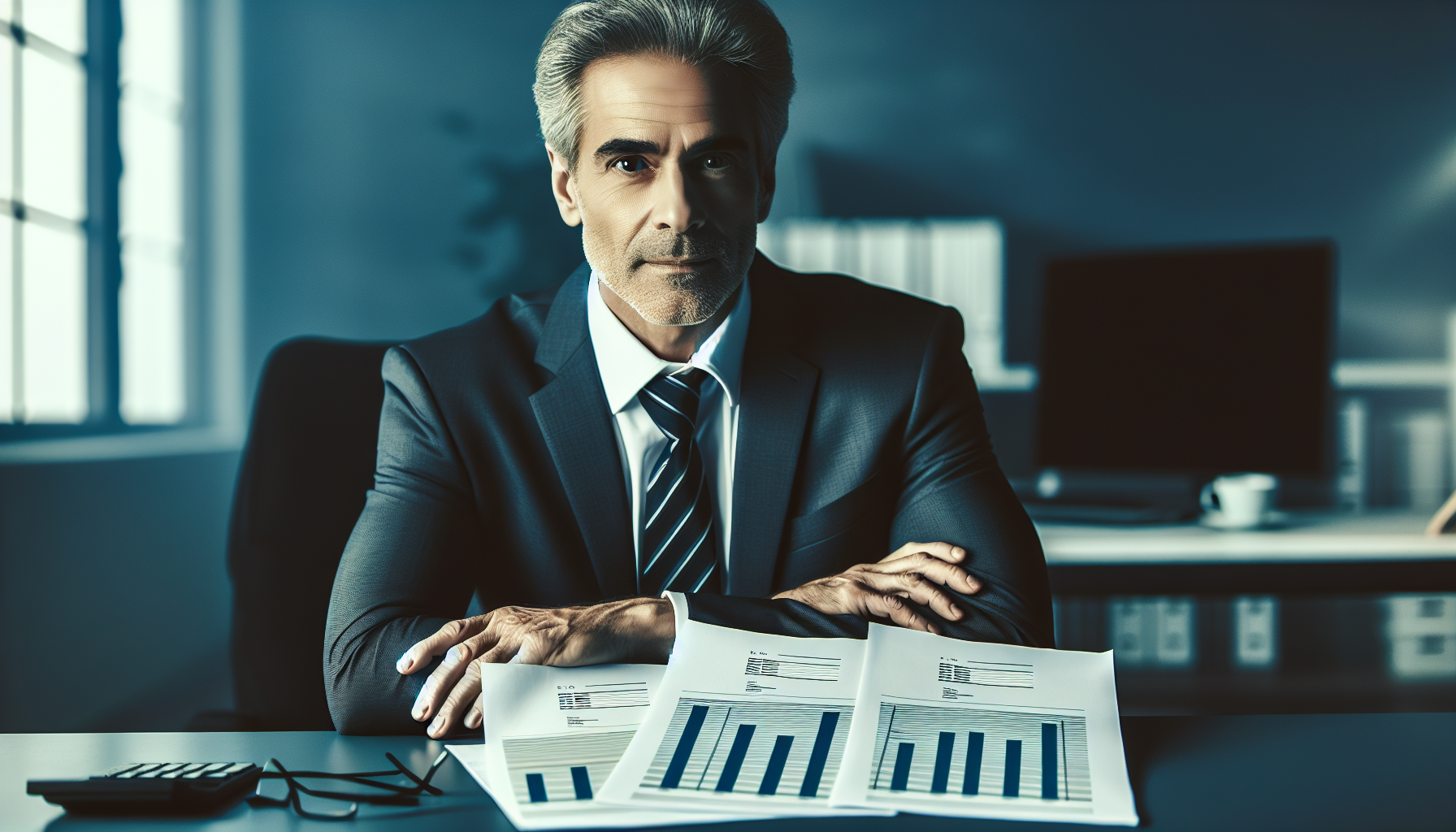 Contador comparando os regimes tributários Simples Nacional Lucro Presumido e Lucro Real para empresa